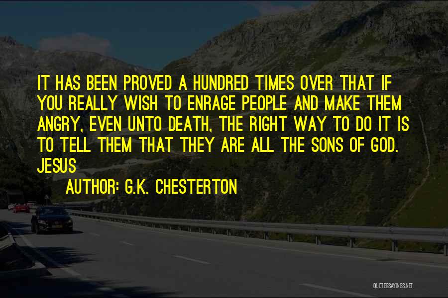 Sons Death Quotes By G.K. Chesterton