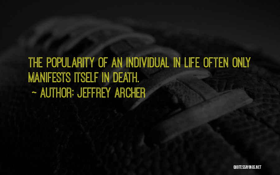 Sons Death Quotes By Jeffrey Archer