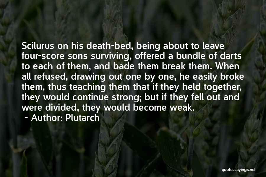 Sons Death Quotes By Plutarch