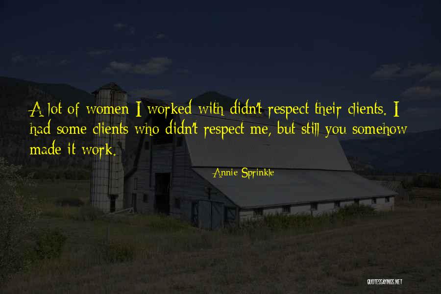 Sonteklif Quotes By Annie Sprinkle Sonteklif Quotes By Annie Sprinkle