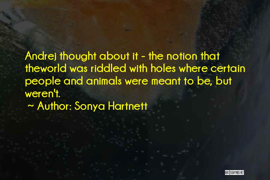 Sonya Hartnett Quotes 2175459