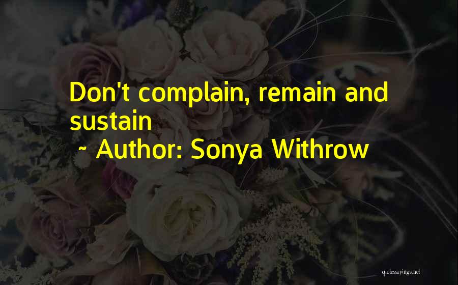 Sonya Withrow Quotes 705084