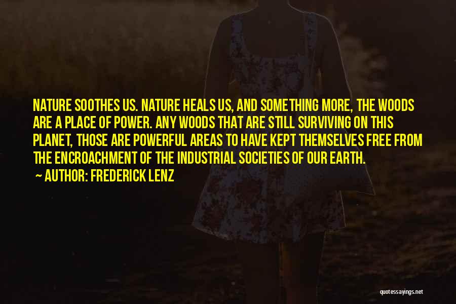 Soothes Quotes By Frederick Lenz