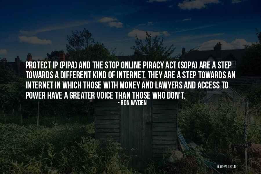 Sopa Quotes By Ron Wyden