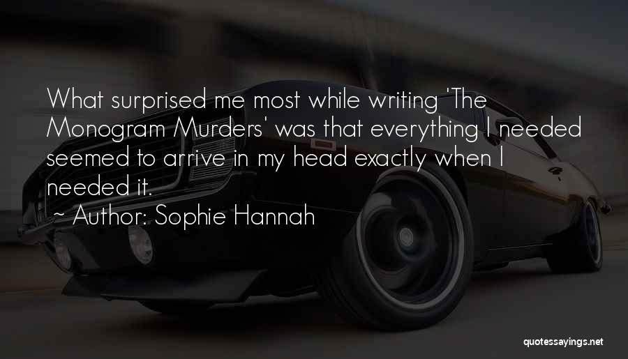 Sophie Hannah Quotes 2124935