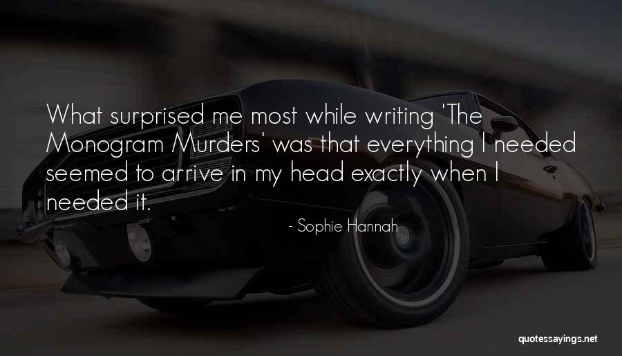 Sophie Hannah Quotes 2124935