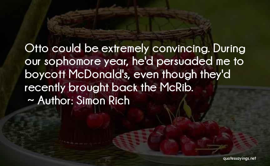 Sophomore Year Quotes By Simon Rich