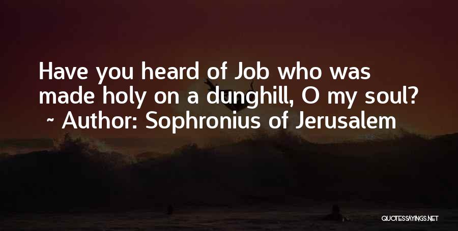 Sophronius Of Jerusalem Quotes 1772551