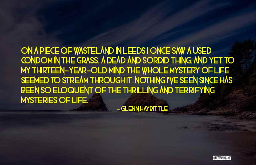 Sordid Life Quotes By Glenn Haybittle