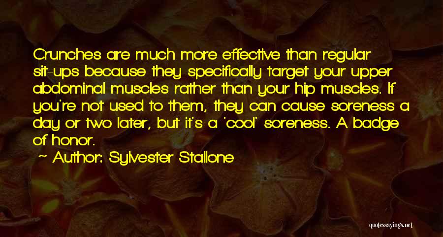 Soreness Quotes By Sylvester Stallone
