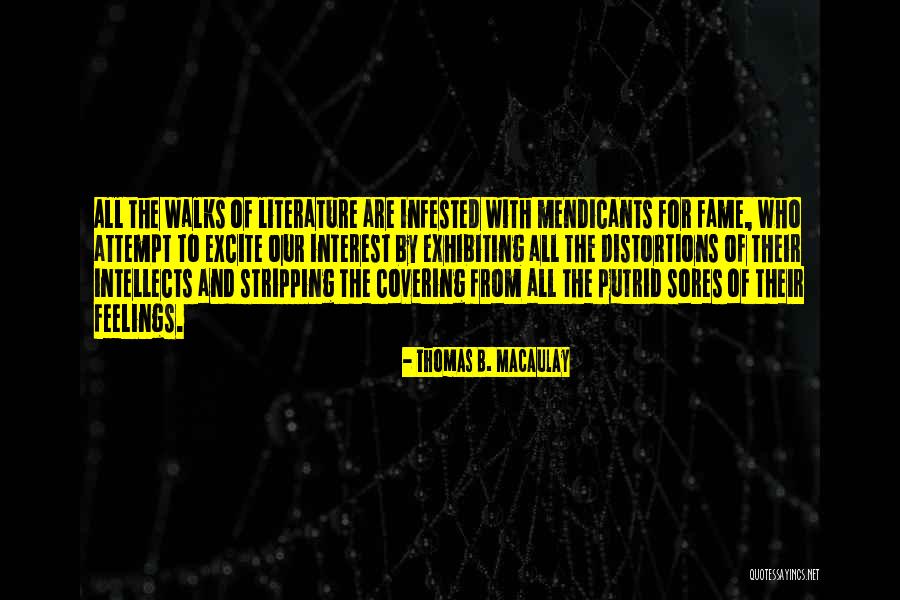Sores Quotes By Thomas B. Macaulay Sores Quotes By Thomas B. Macaulay
