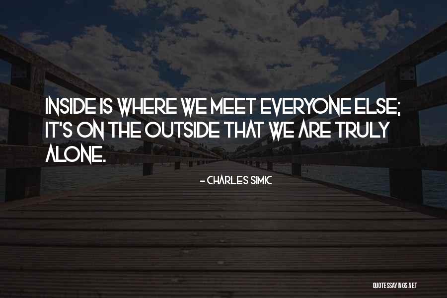 Sorinopait Quotes By Charles Simic Sorinopait Quotes By Charles Simic