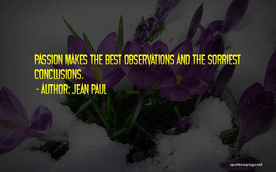 Sorriest Quotes By Jean Paul