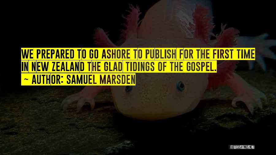 Sorriest Quotes By Samuel Marsden
