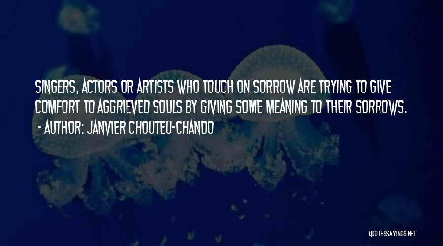 Sorrow And Friendship Quotes By Janvier Chouteu-Chando