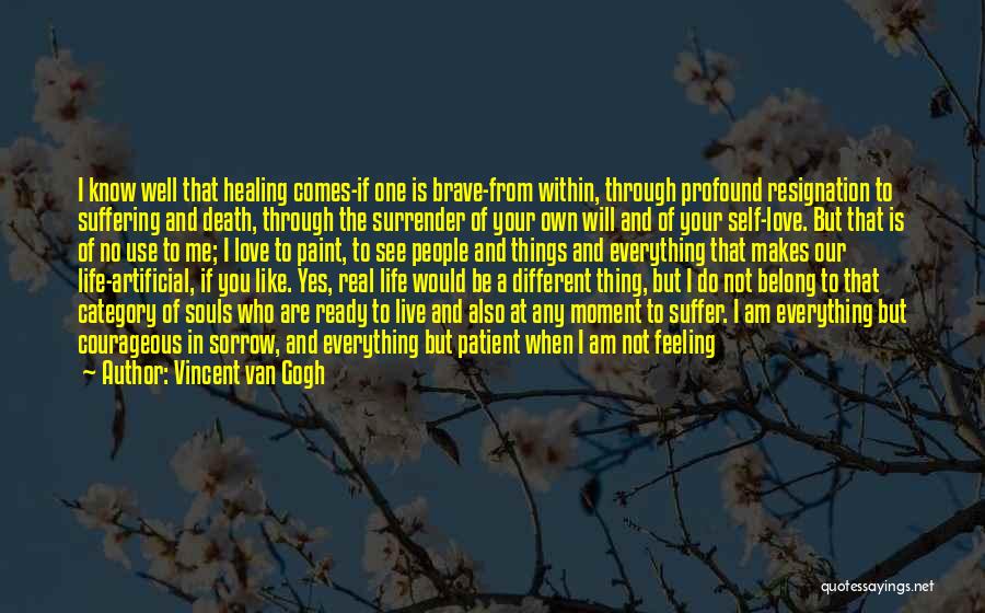Sorrow And Healing Quotes By Vincent Van Gogh
