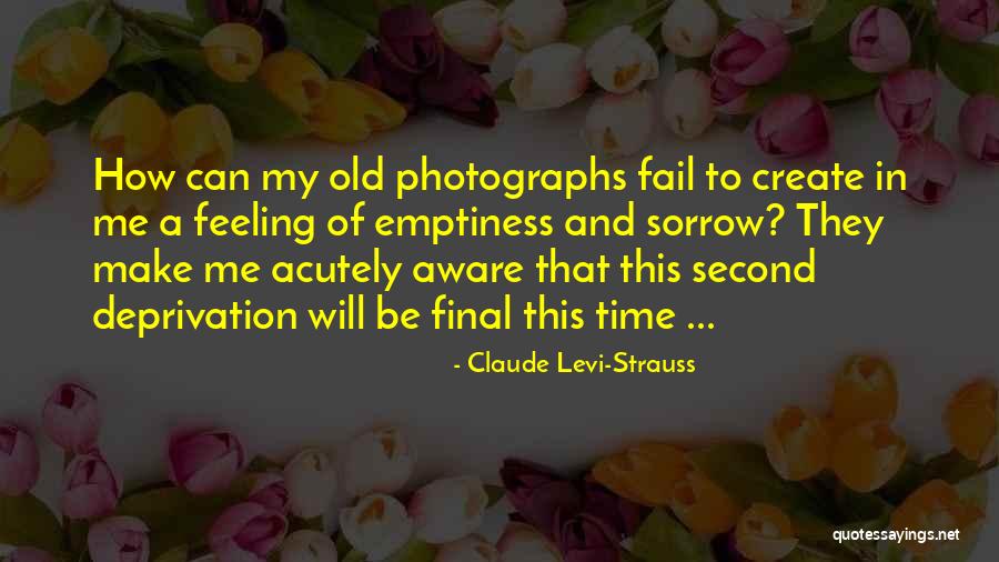 Sorrow Feeling Quotes By Claude Levi-Strauss Sorrow Feeling Quotes By Claude Levi-Strauss