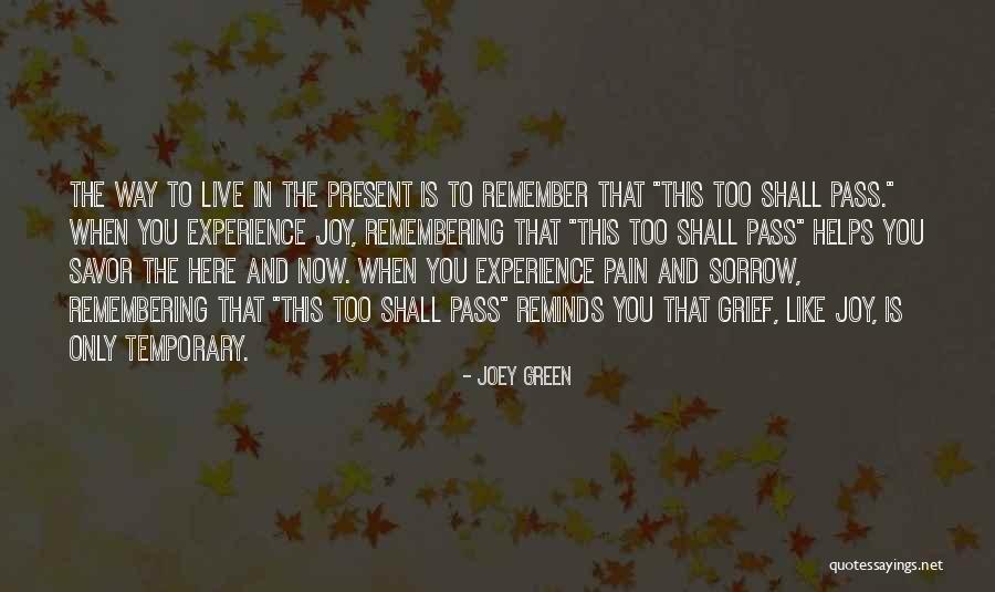 Sorrow Joy Quotes By Joey Green Sorrow Joy Quotes By Joey Green