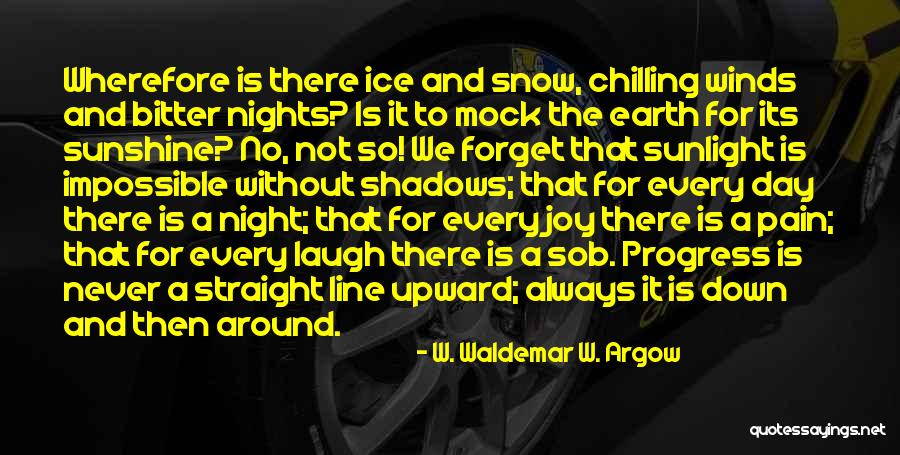 Sorrow Joy Quotes By W. Waldemar W. Argow Sorrow Joy Quotes By W. Waldemar W. Argow