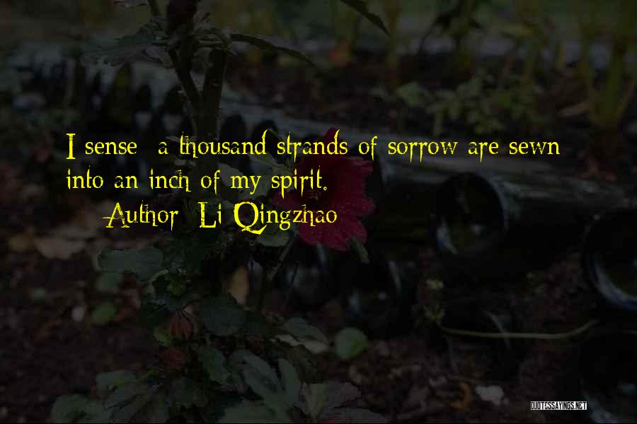 Sorrow Quotes By Li Qingzhao