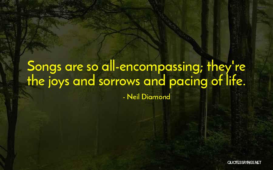 Sorrows Of Life Quotes By Neil Diamond