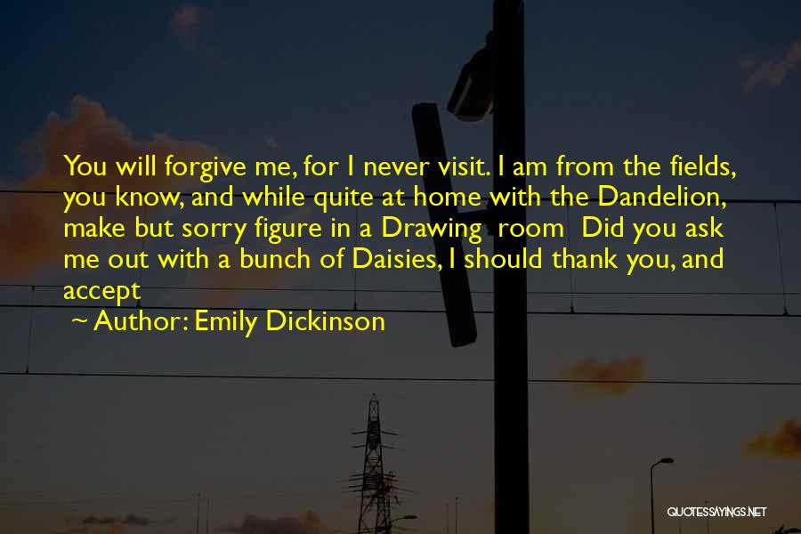 Sorry And Thank You Quotes By Emily Dickinson