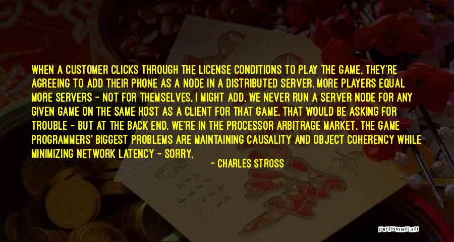 Sorry But Not Sorry Quotes By Charles Stross