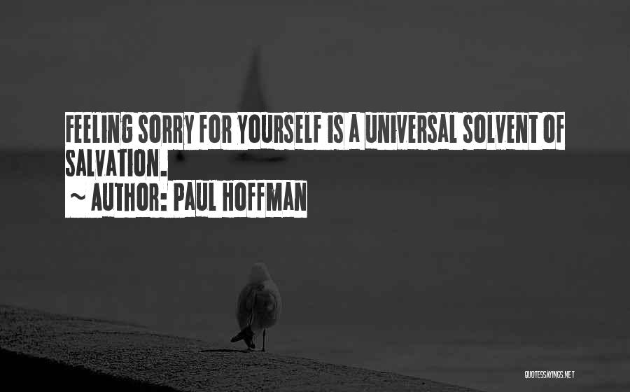 Sorry Feel Quotes By Paul Hoffman