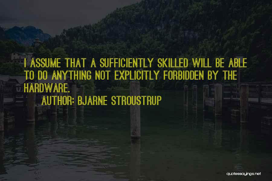 Sorry For Assuming Quotes By Bjarne Stroustrup