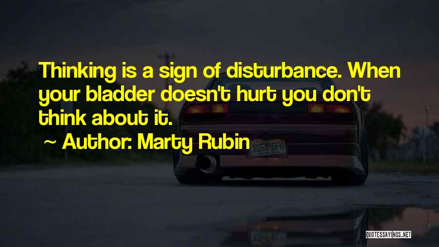 Sorry For Disturbance Quotes By Marty Rubin