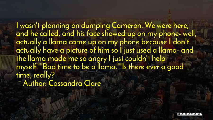 Sorry For Dumping You Quotes By Cassandra Clare