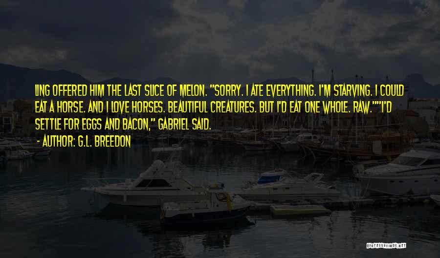 Sorry For Everything Quotes By G.L. Breedon