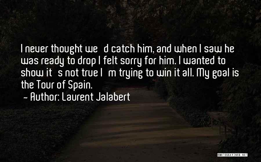 Sorry For Him Quotes By Laurent Jalabert