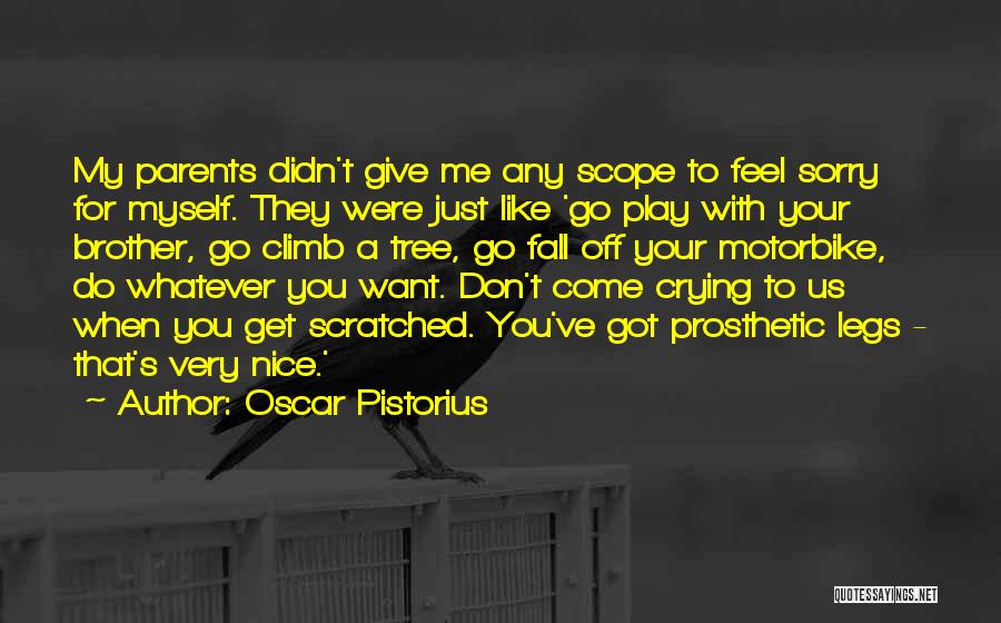 Sorry For Myself Quotes By Oscar Pistorius