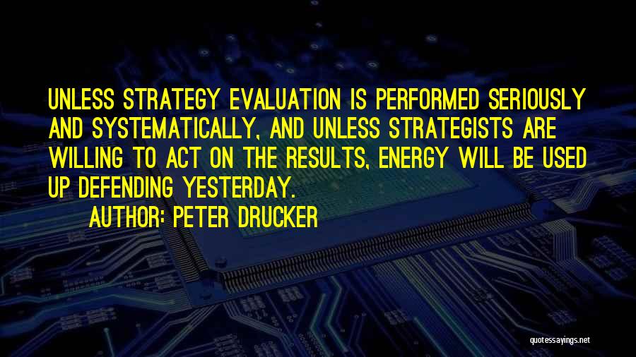 Sorry For Yesterday Quotes By Peter Drucker