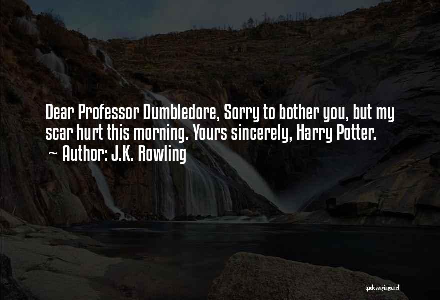 Sorry My Dear Quotes By J.K. Rowling