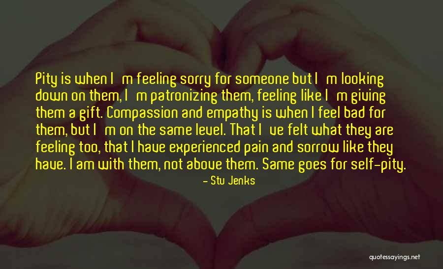 Sorry Pain Quotes By Stu Jenks Sorry Pain Quotes By Stu Jenks