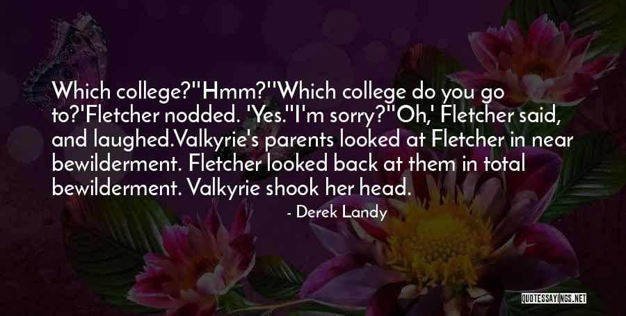 Sorry Parents Quotes By Derek Landy Sorry Parents Quotes By Derek Landy