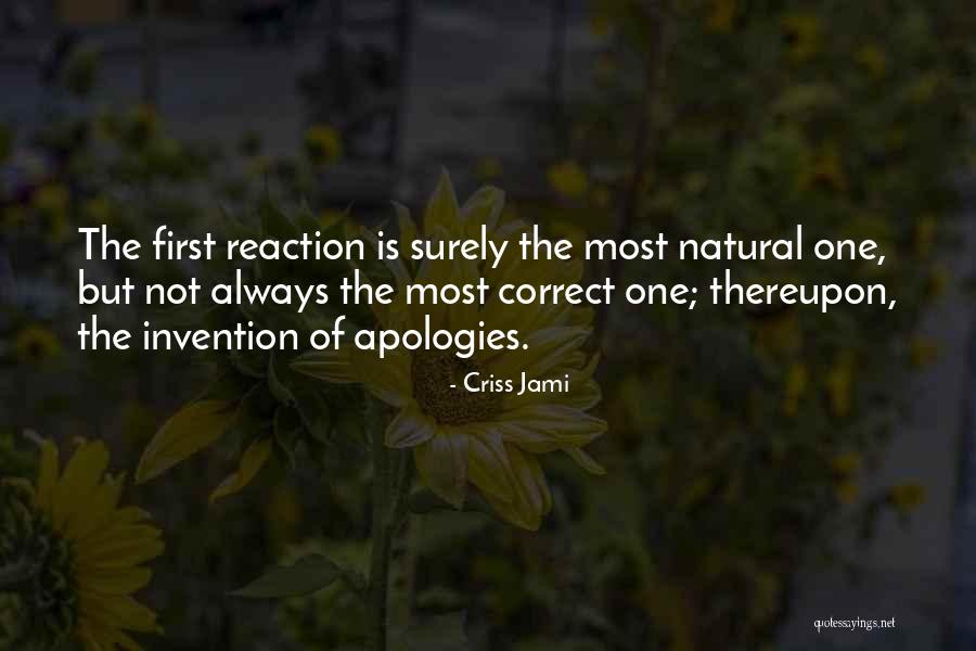 Sorry Regret Quotes By Criss Jami Sorry Regret Quotes By Criss Jami