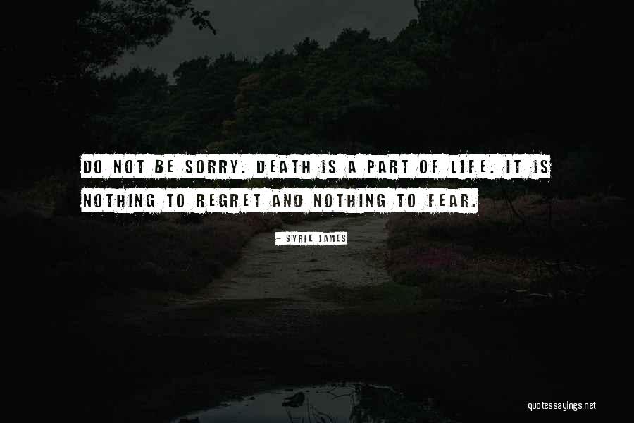 Sorry Regret Quotes By Syrie James Sorry Regret Quotes By Syrie James