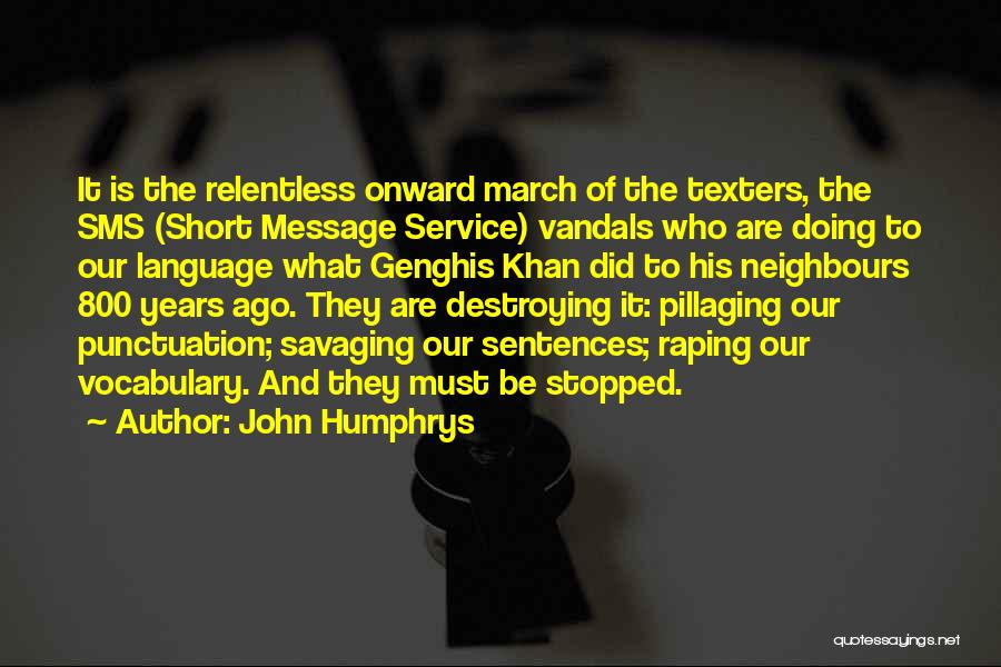 Sorry Sms And Quotes By John Humphrys