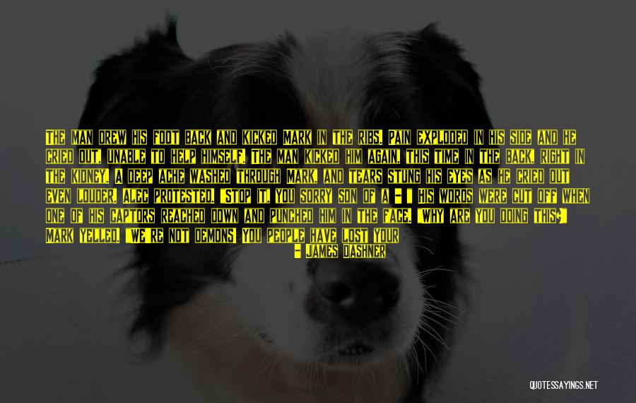Sorry Your In Pain Quotes By James Dashner Sorry Your In Pain Quotes By James Dashner