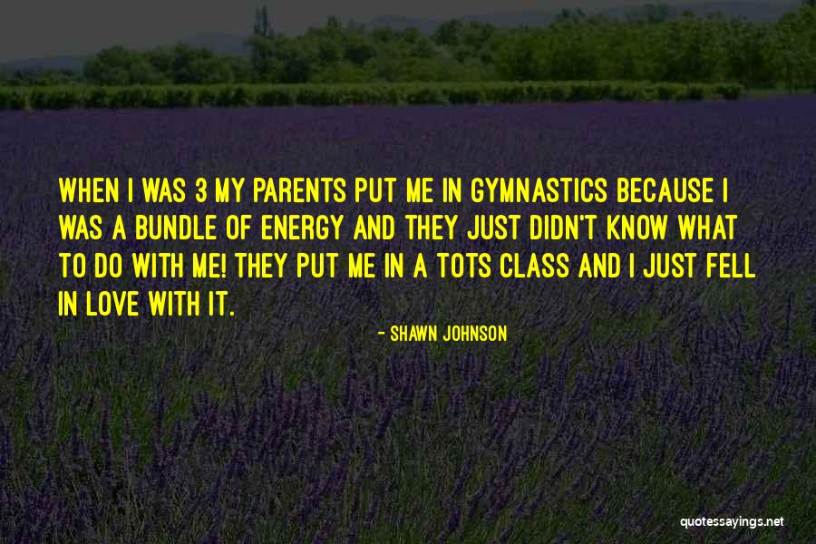 Sorsa Quotes By Shawn Johnson Sorsa Quotes By Shawn Johnson