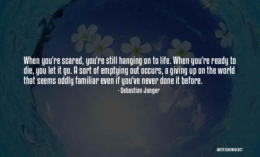 Sort Out Life Quotes By Sebastian Junger