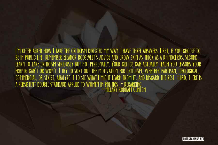 Sort Out Your Life Quotes By Hillary Rodham Clinton Sort Out Your Life Quotes By Hillary Rodham Clinton