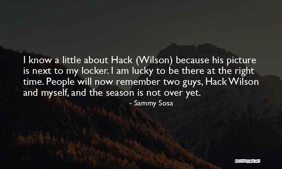 Sosa Quotes By Sammy Sosa