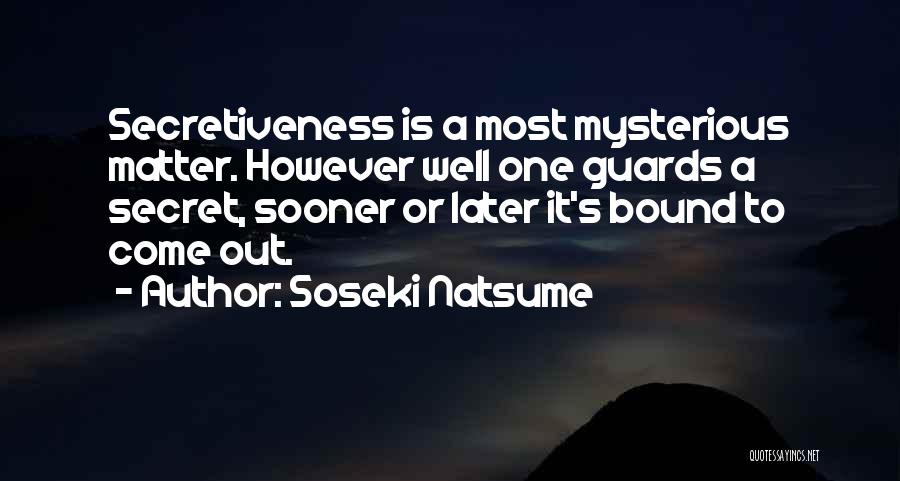 Soseki Quotes By Soseki Natsume