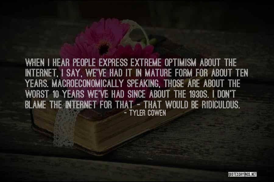 Sosesc Quotes By Tyler Cowen Sosesc Quotes By Tyler Cowen