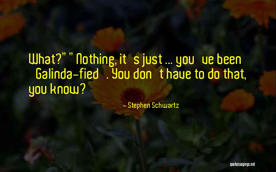 Soskeys Quotes By Stephen Schwartz Soskeys Quotes By Stephen Schwartz
