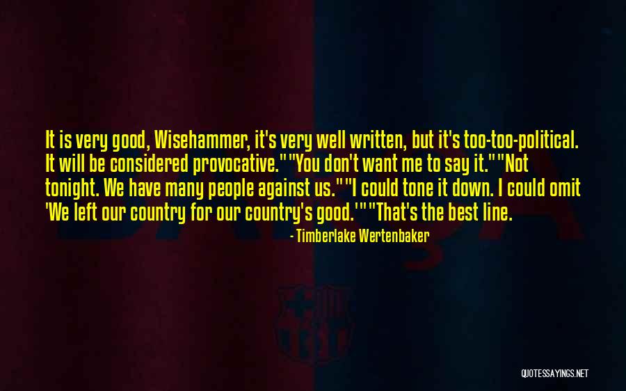 Sospira Quotes By Timberlake Wertenbaker Sospira Quotes By Timberlake Wertenbaker
